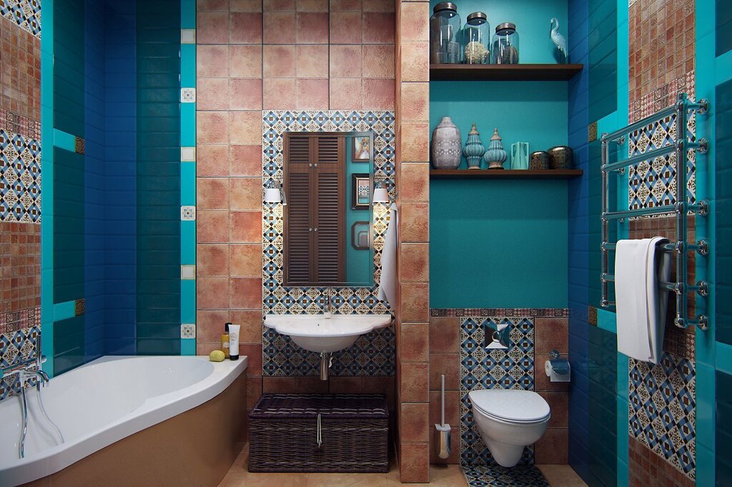 Bathroom in Eastern style