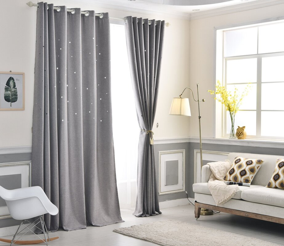 Silver curtains