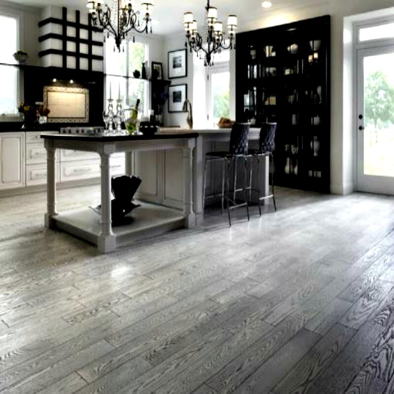 Gray laminate in the kitchen