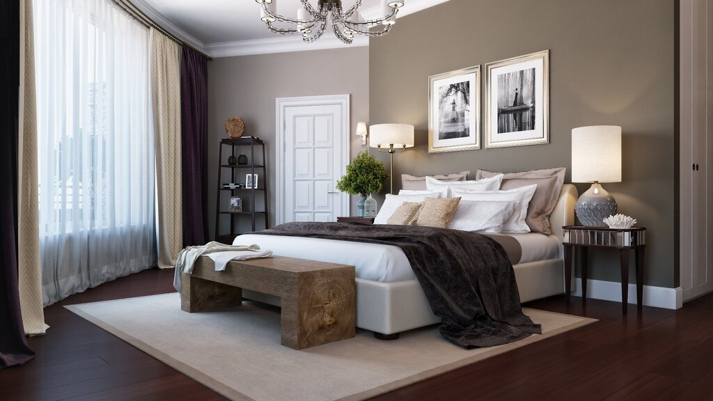 Gray brown wall color