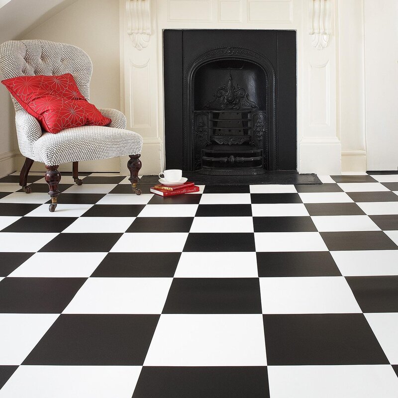 Chessboard floor