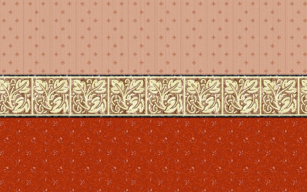 Wide border for wallpaper