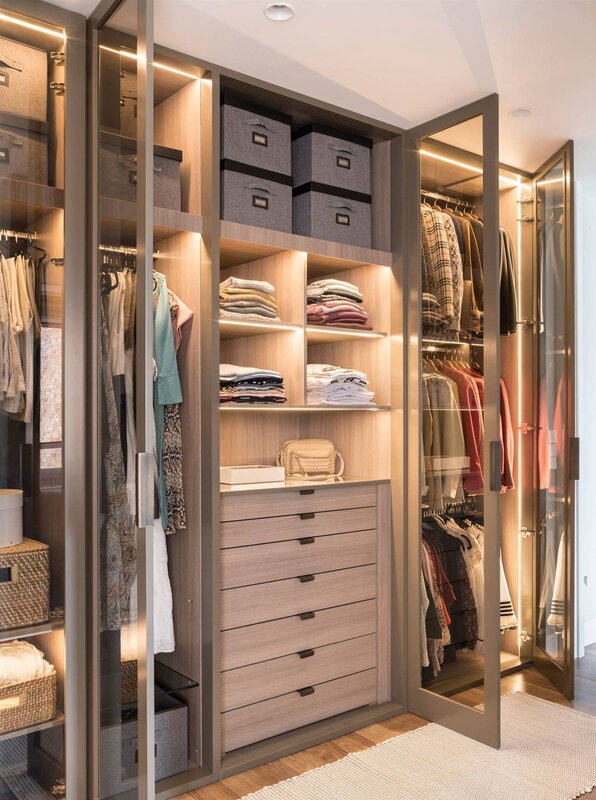 Closet for a dressing room