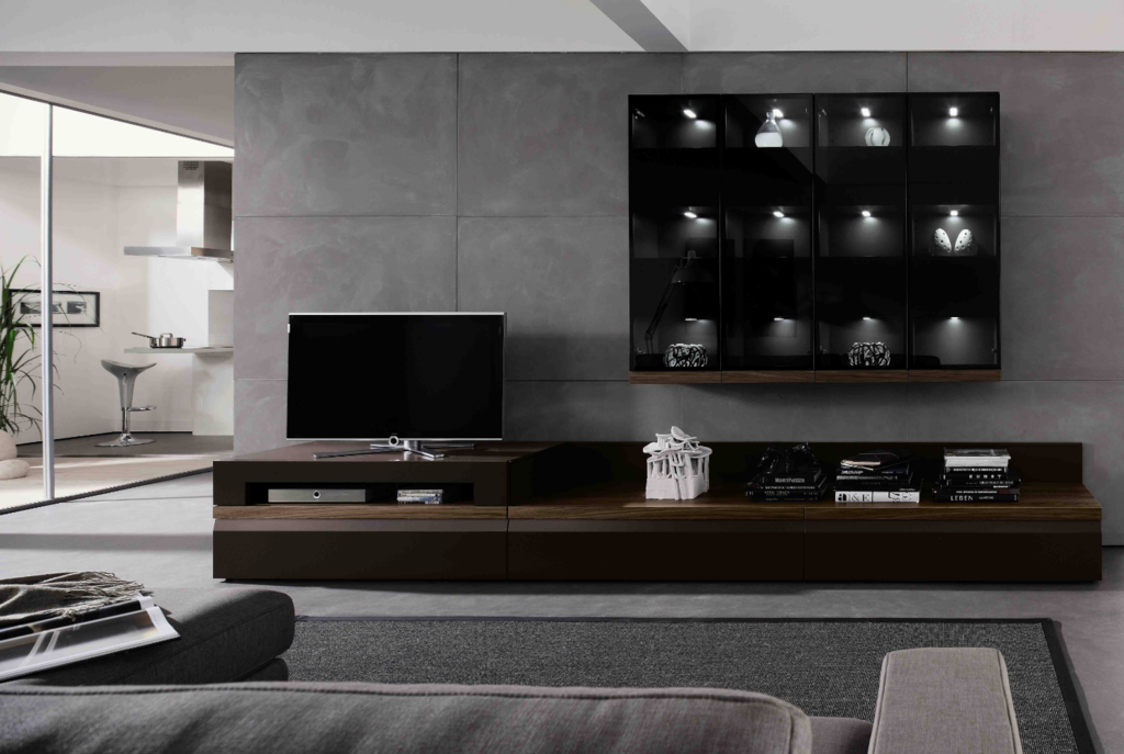 A modern-style living room cabinet