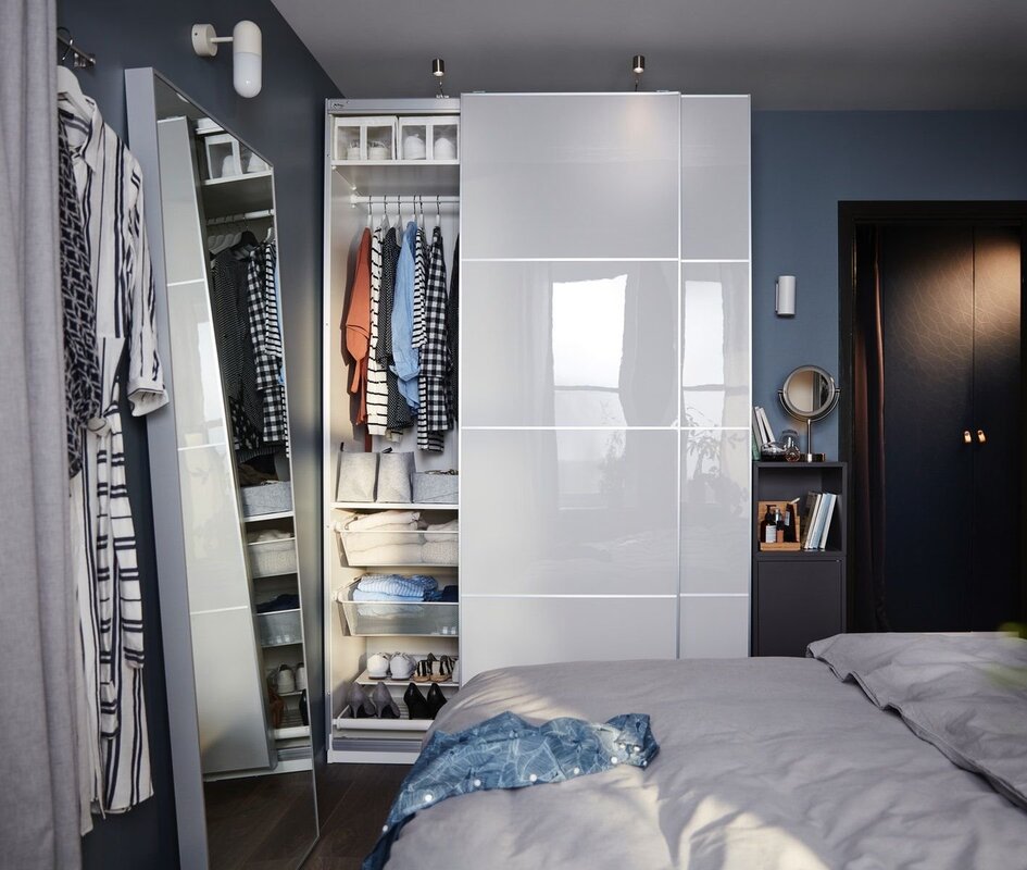 IKEA wardrobe PAX gray