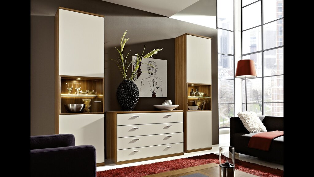 Sliding wardrobe with chest of drawers 32 фото