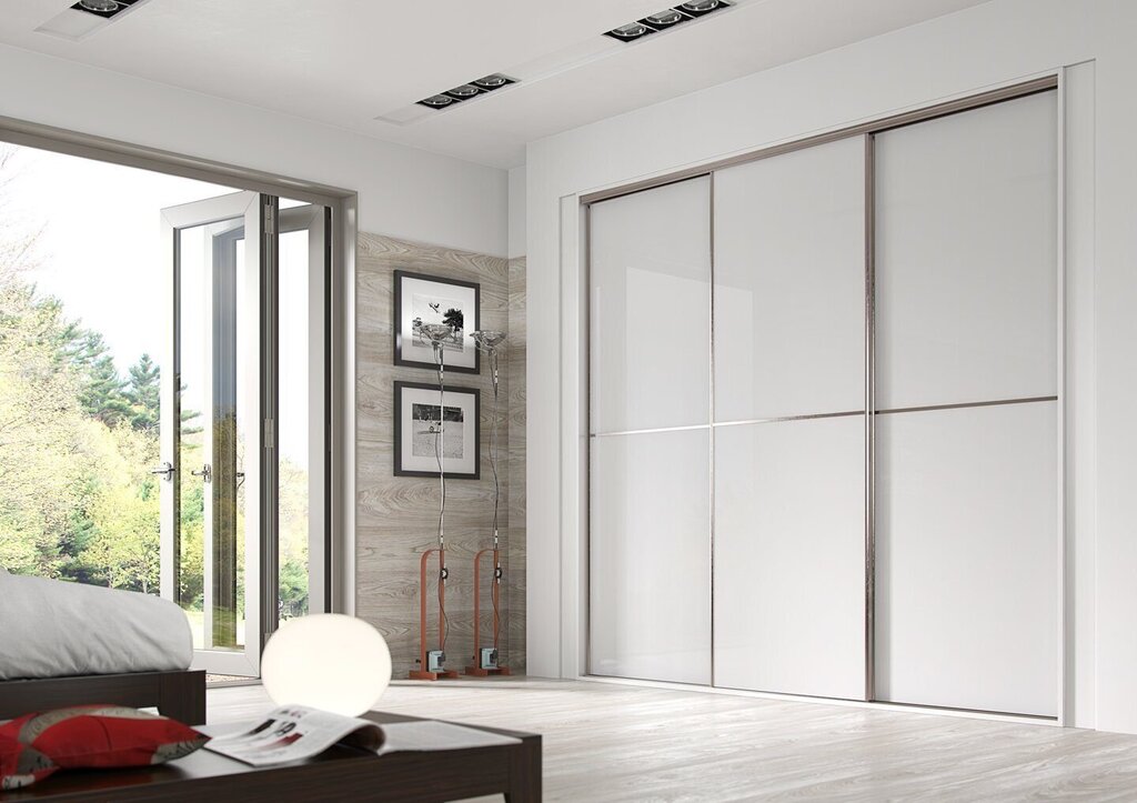 A wardrobe in a modern style