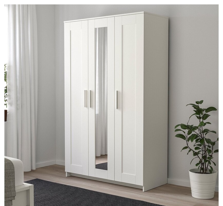 Three-door IKEA wardrobe