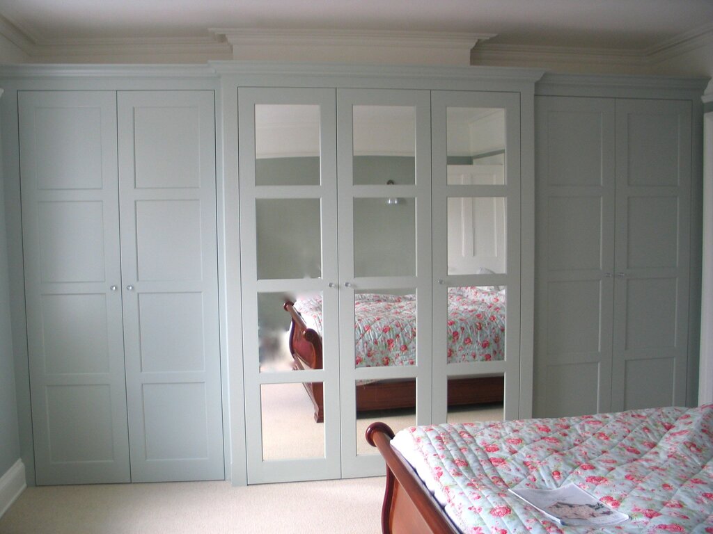 A closet in the doorway