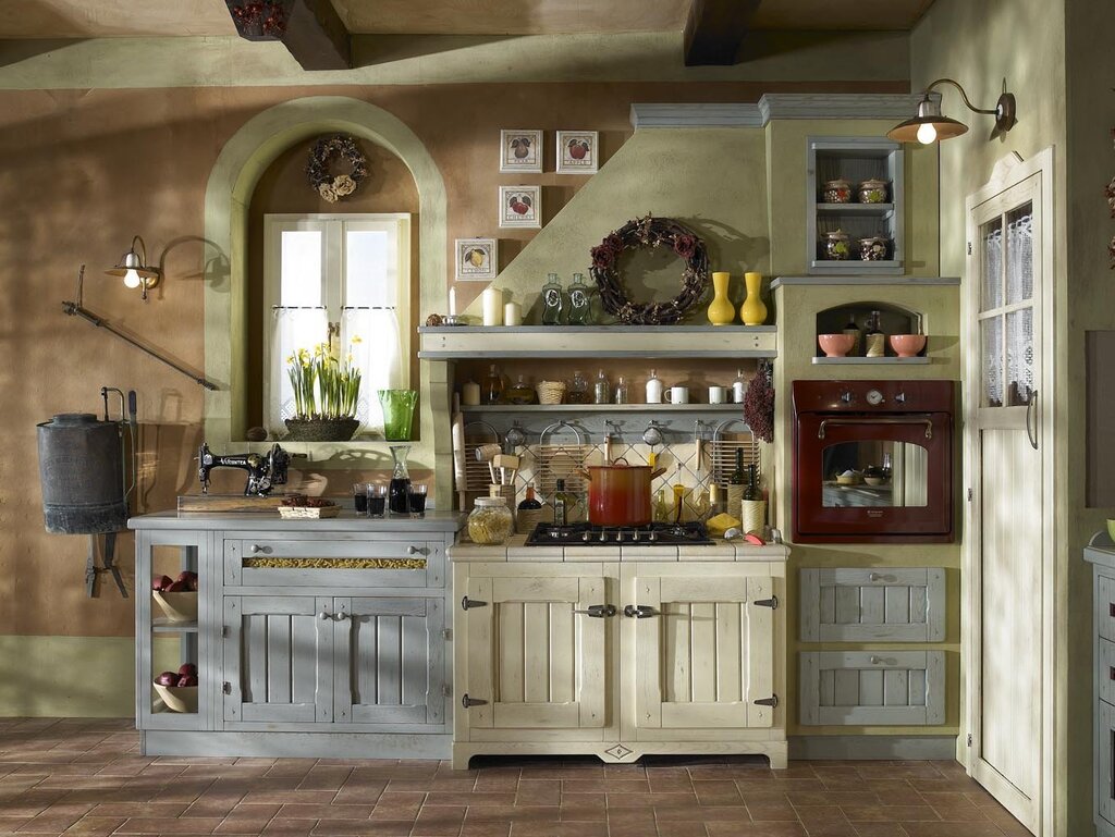 Cabinet in Country Style