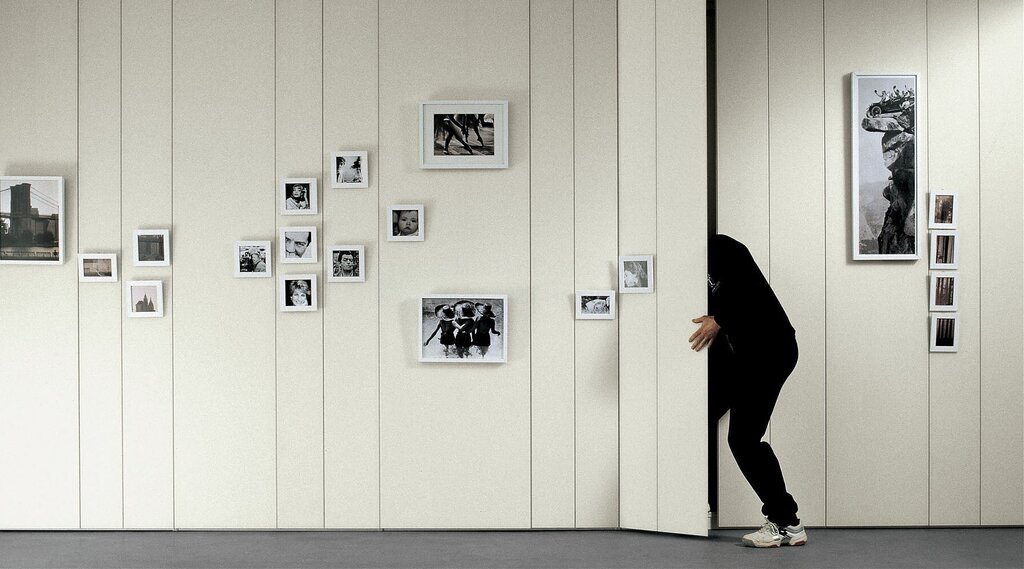 A cabinet disguised as a wall