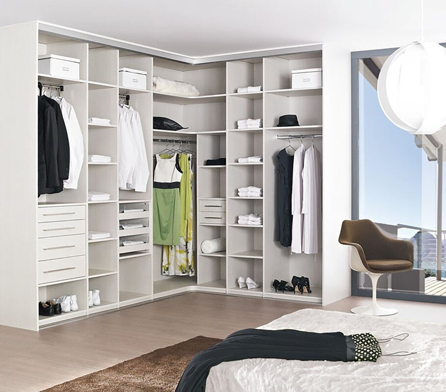 Corner wardrobes for the room