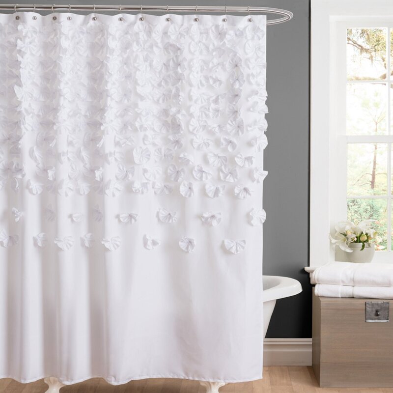 Plastic shower curtain