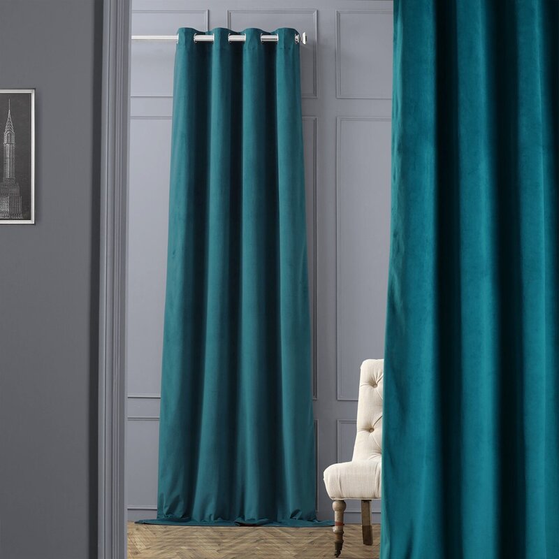 Blackout velvet curtains 19 фото