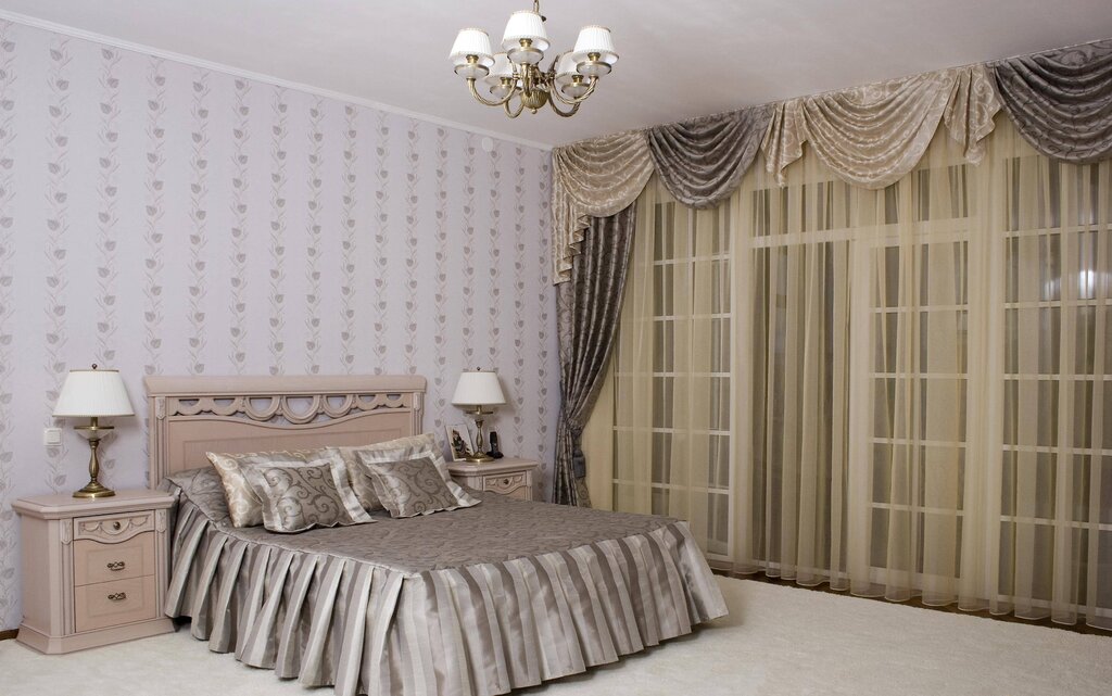 Curtains and bedspread