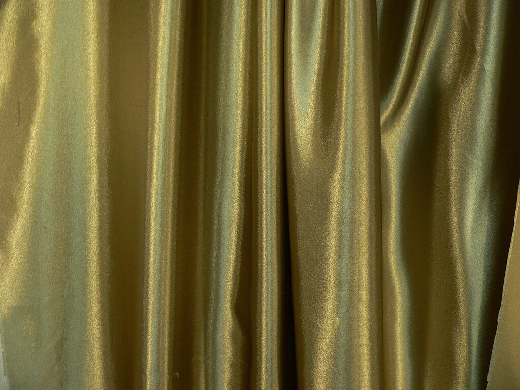 Satin curtains