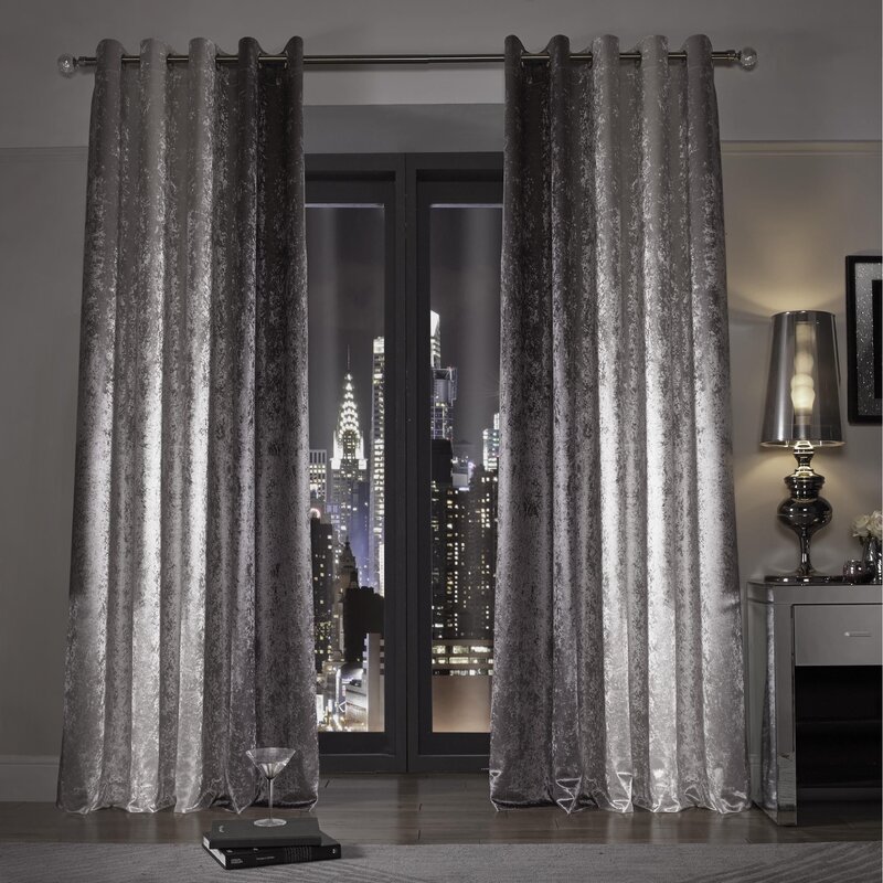 Velvet curtains