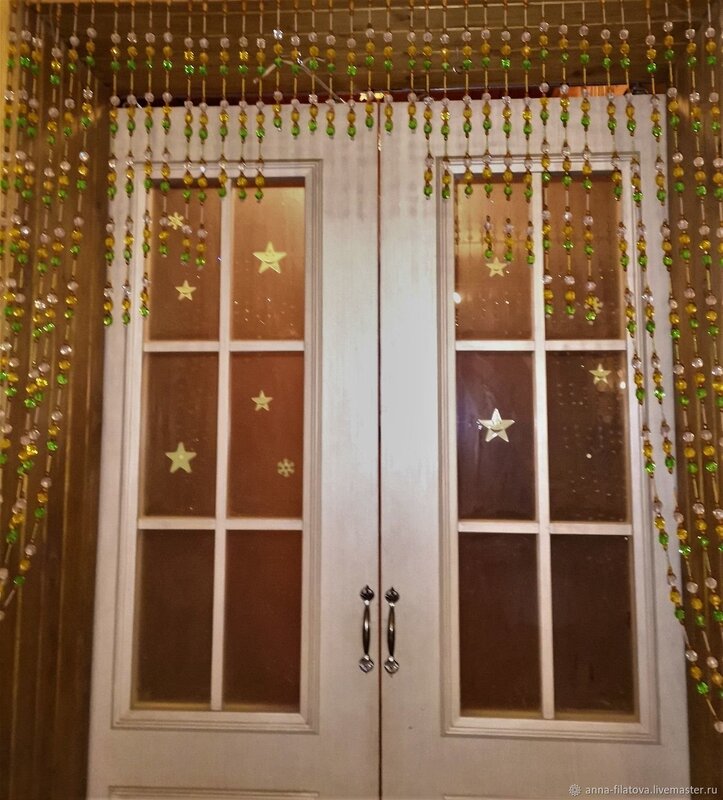 Beaded curtains for the window