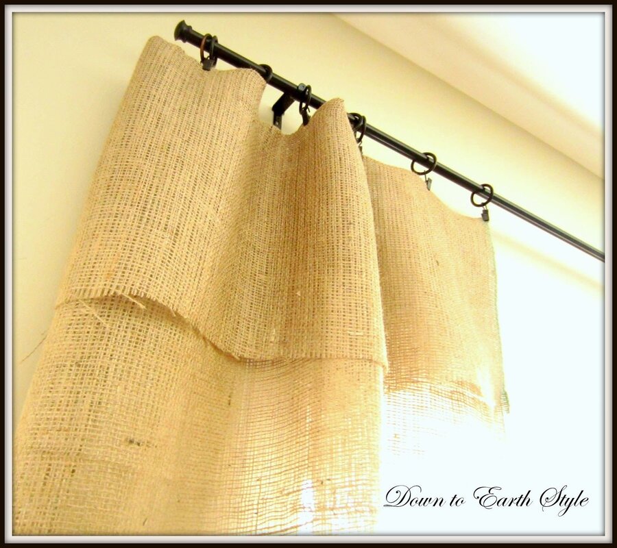 Burlap Curtains