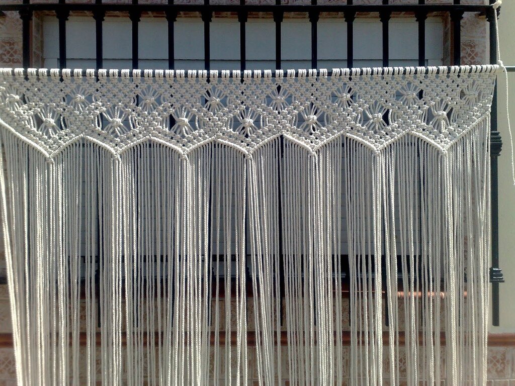 Thread curtains