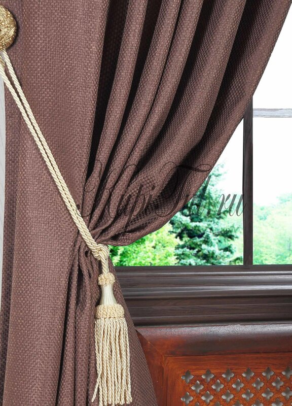 Burlap curtains