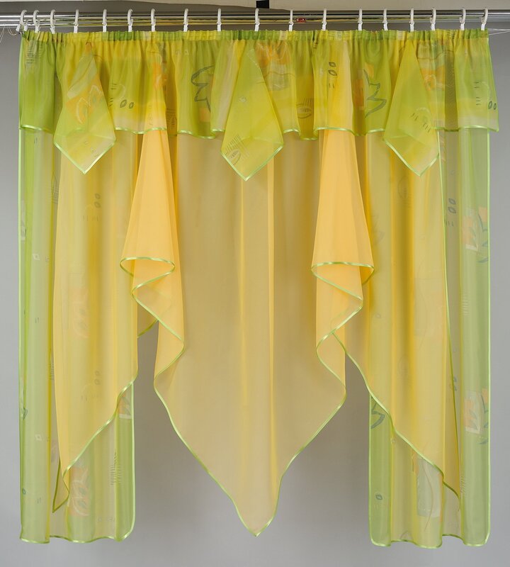 Chiffon curtains