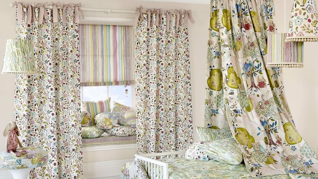 Chintz curtains