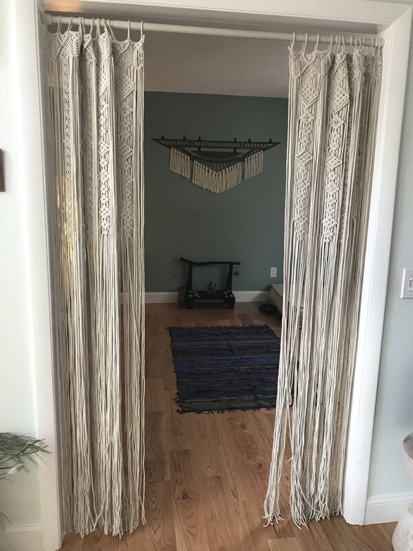 Curtains for the doorway