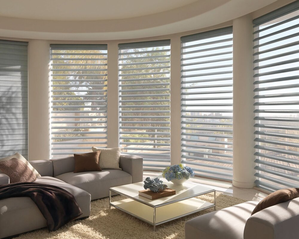 Curtains for panoramic windows