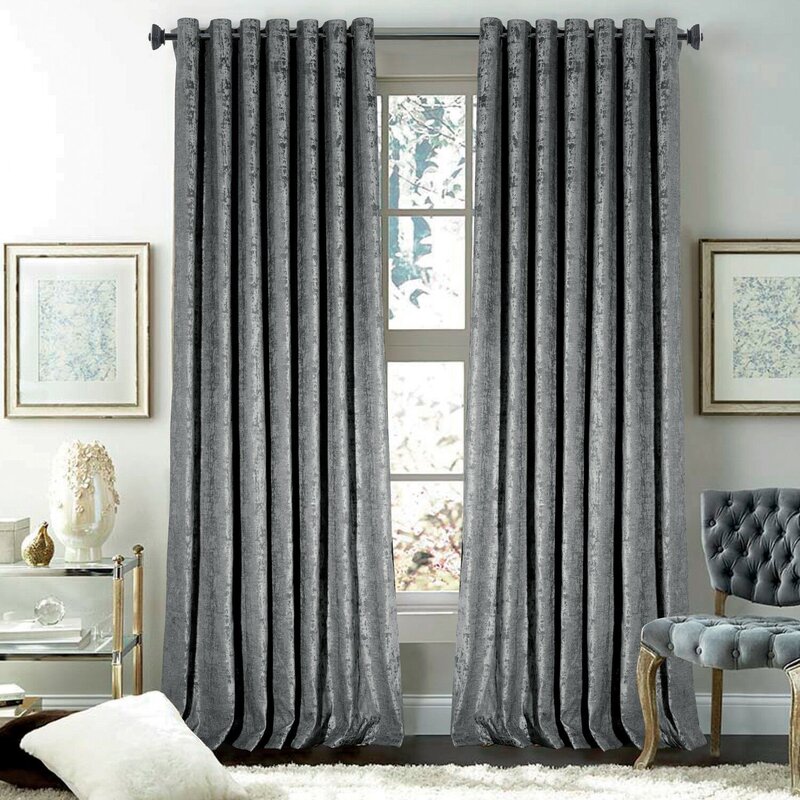 Chenille curtains