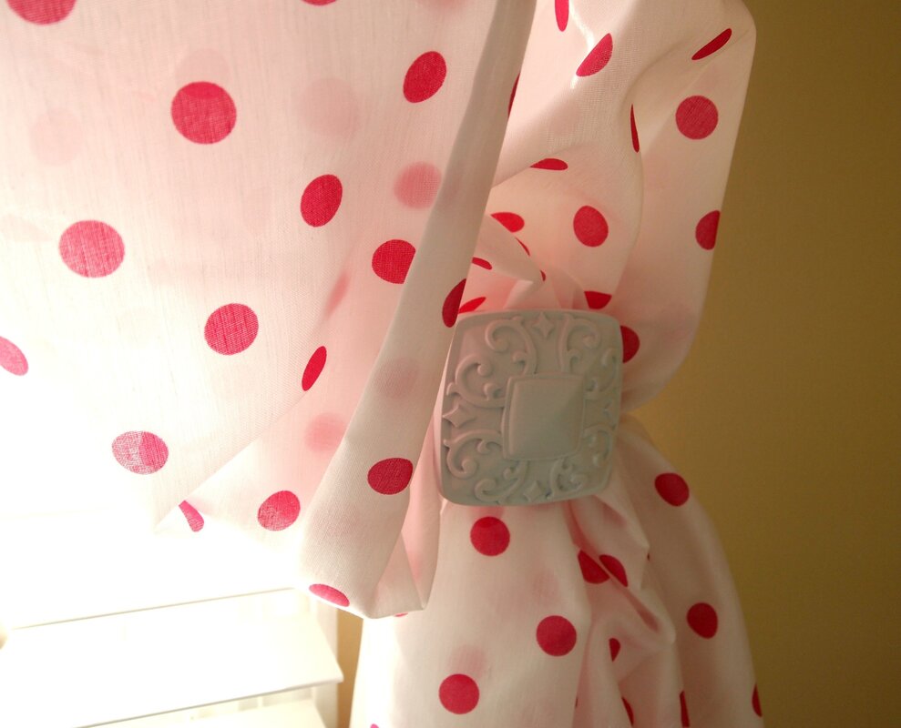 Polka dot curtains