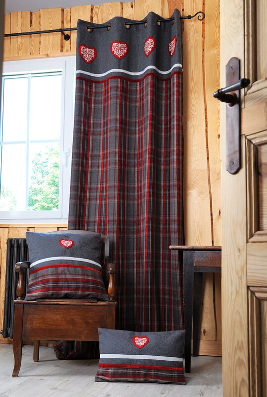 Plaid curtains