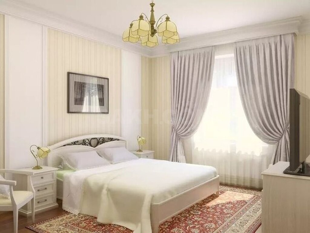 Curtains for a bright bedroom