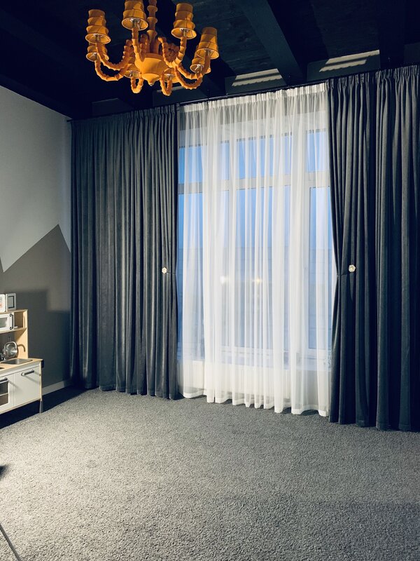 Curtains for a dark room