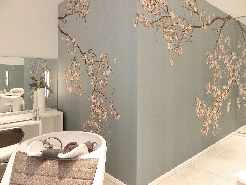 Silk wallpaper for walls