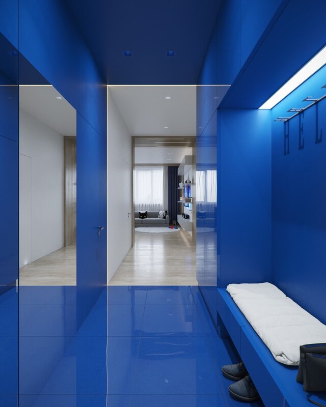 Blue corridor