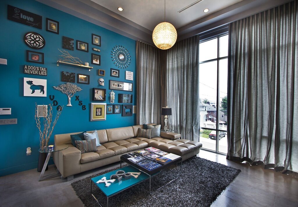 The Blue Living Room