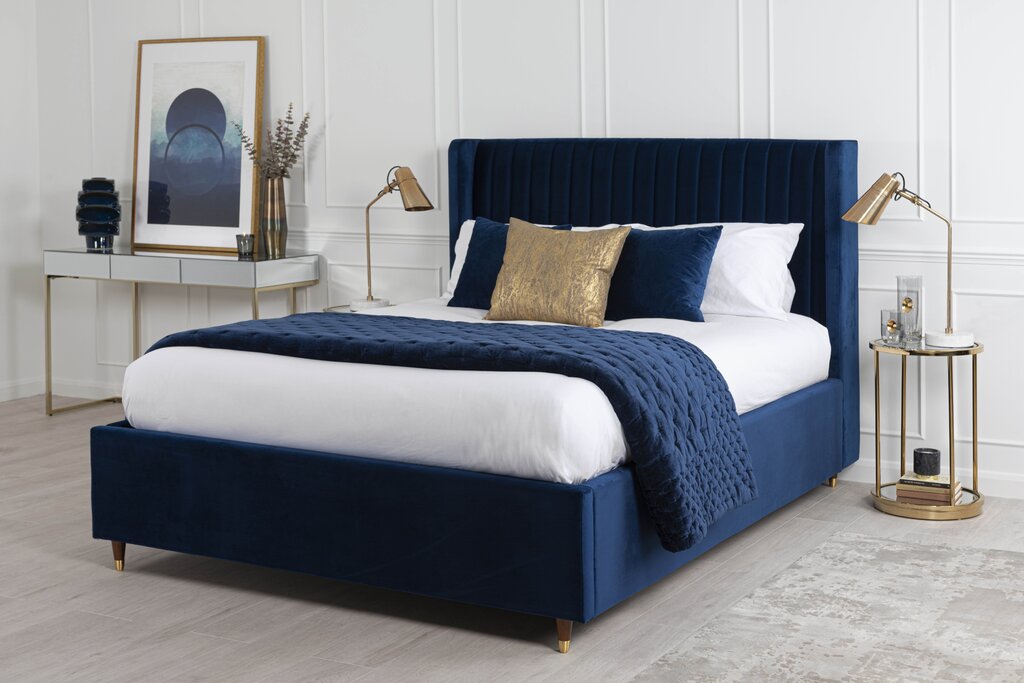 Blue bed