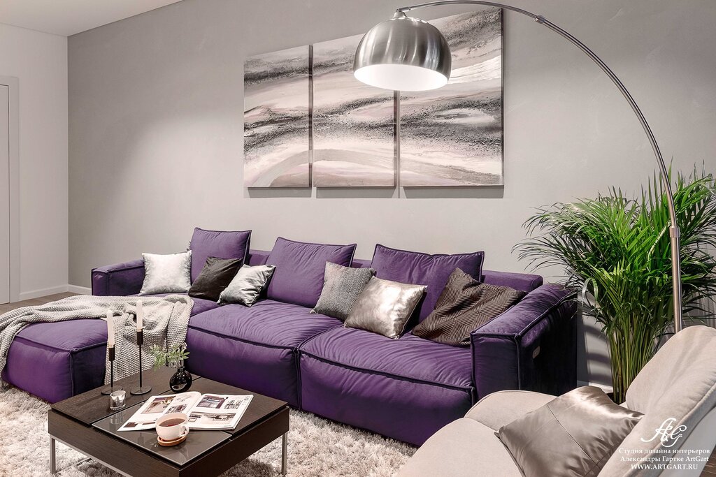 Lilac sofa