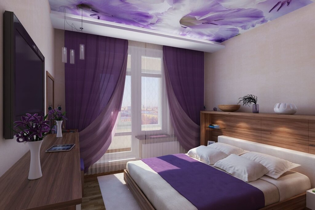 Lilac ceiling