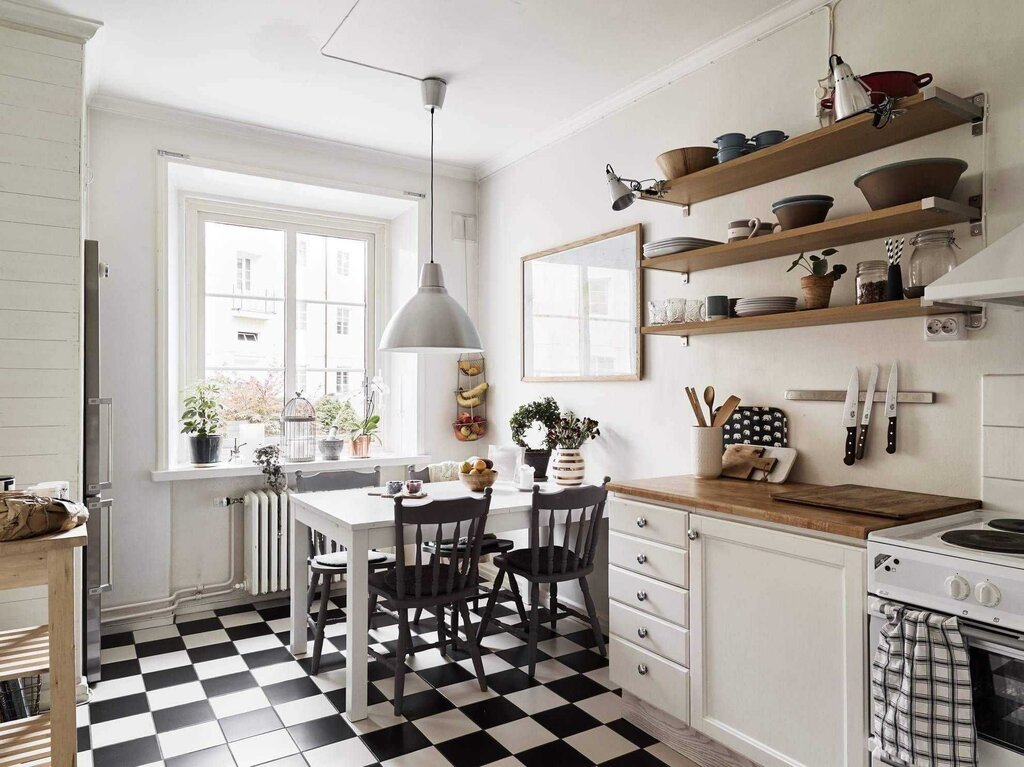 Scandi kitchen interior