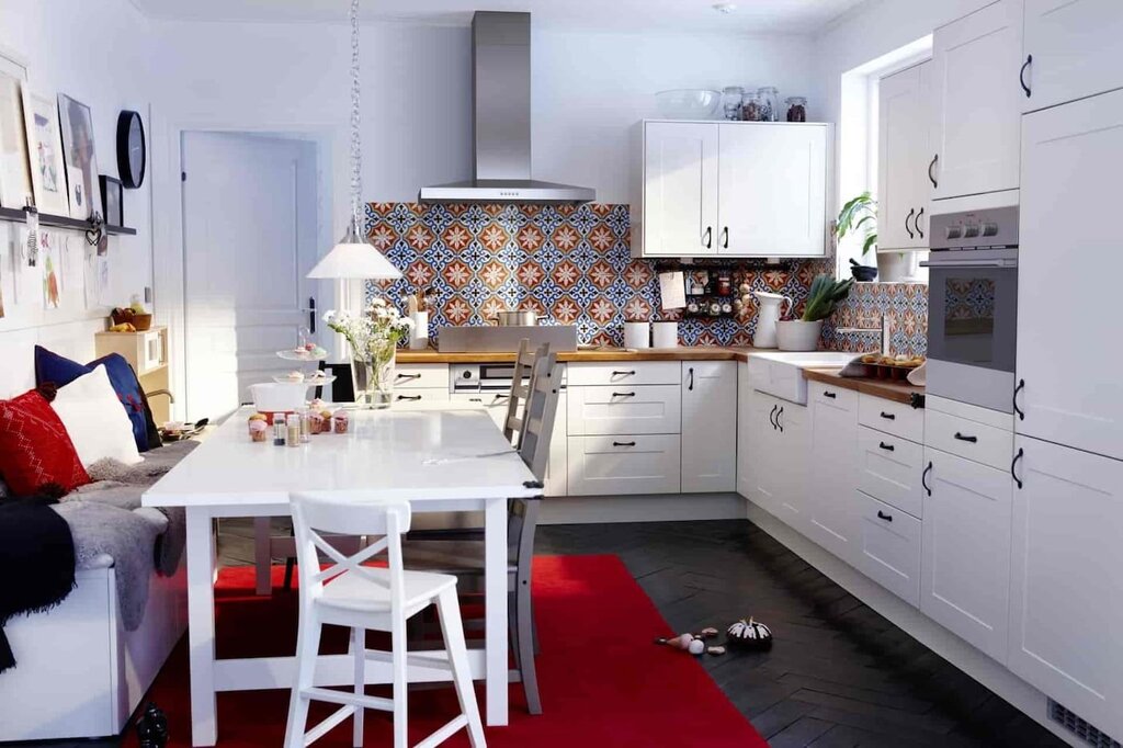 Scandi style in kitchen interior 25 фото