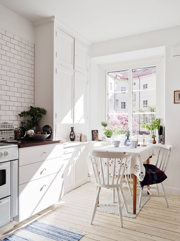 Scandinavian style in kitchen interior