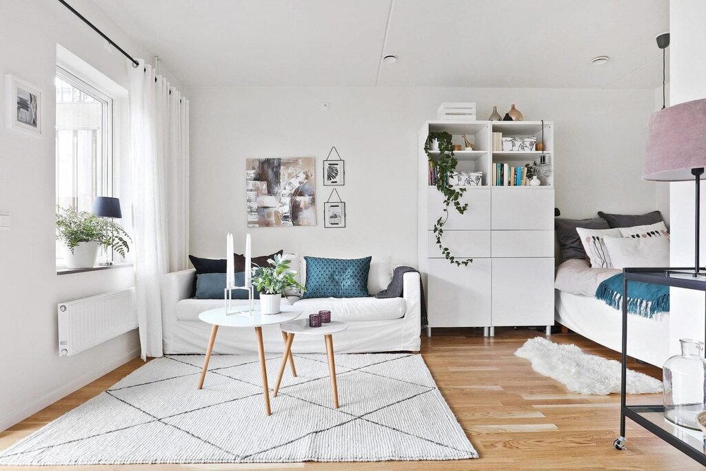 Scandinavian style in apartment interior