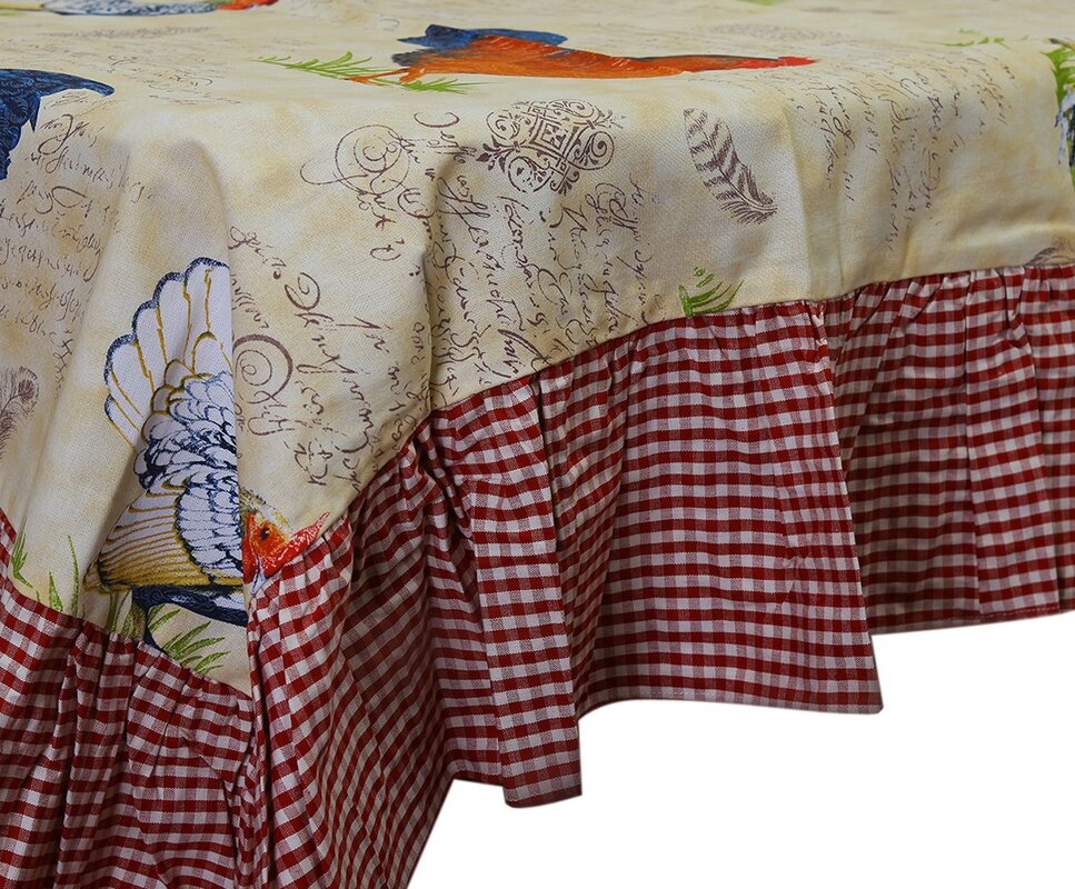 Tablecloth in a rustic style