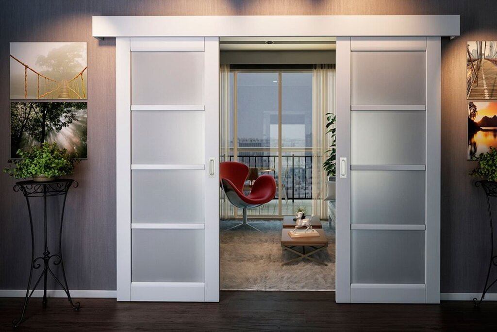 Hidden sliding doors