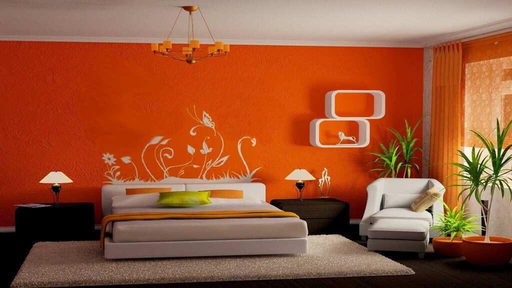 Combination of colors for walls