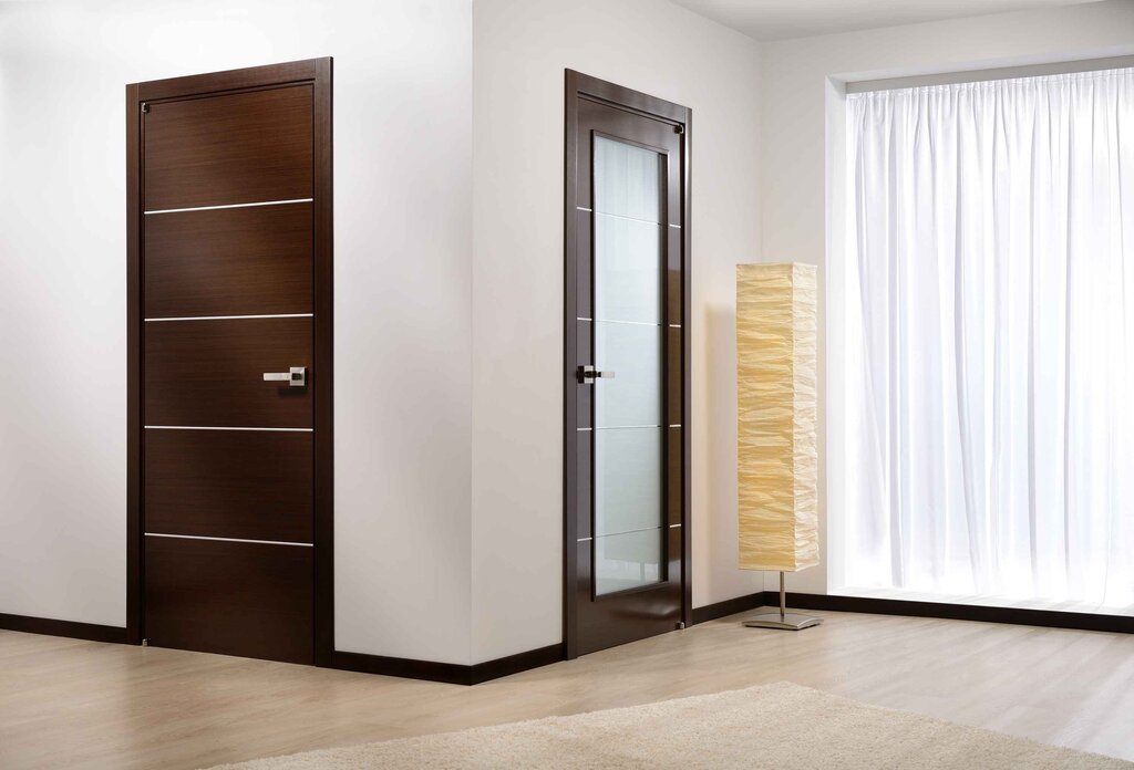 Combination of laminate and doors