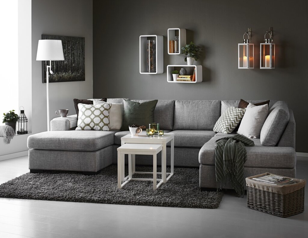 Combination of light gray in the interior