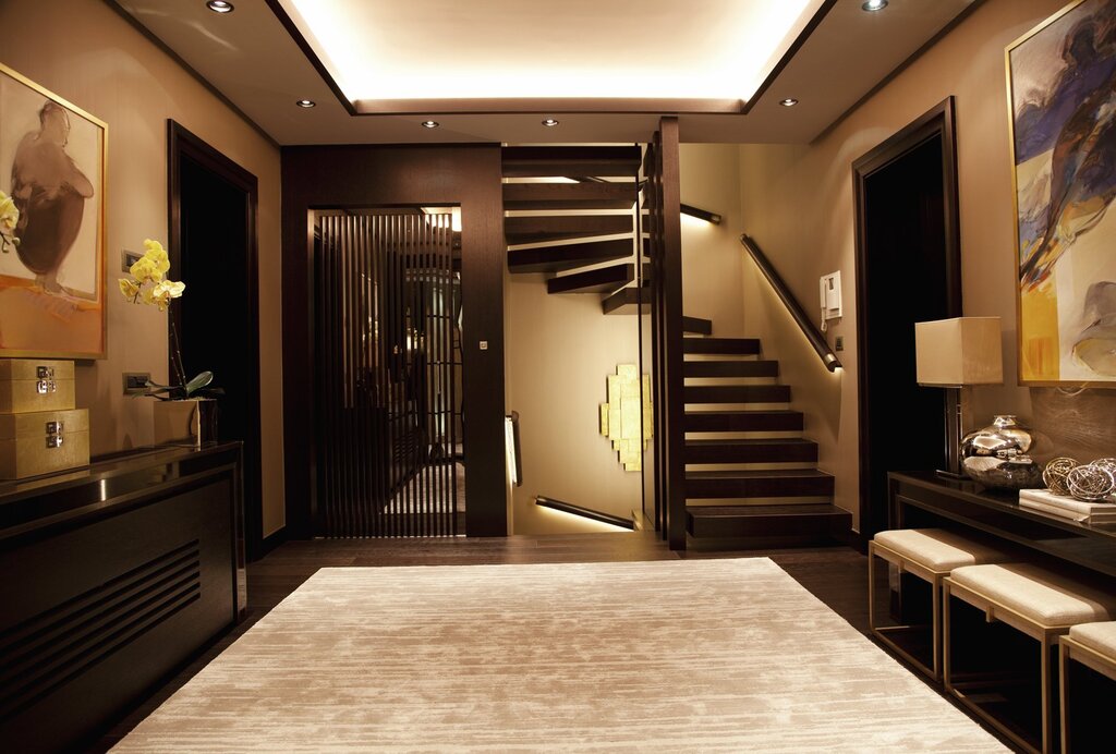 Modern large hallway 13 фото